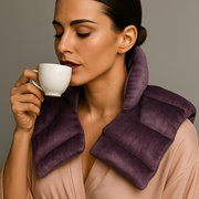 Kozi Shoulder Wraps Warm & Cooling Herbal Comforting for Muscle Pain and Tension Relief